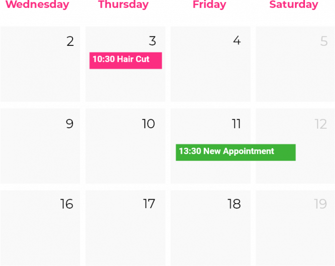 Users book and pay for the service online,